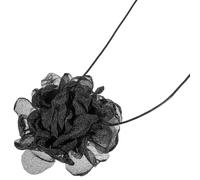 HONMEET Collier Ras de Cou Fleuri Vintage Noir pour Femmes, Style Chic | Accessoire en Tissu, Lien à Fleurs, Usage Quotidien ou Mariage, pour Femme et Adolescente