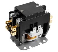 HONMEET Contacteur Compresseur de Remplacement 24vac Facile à Installer en ABS et Cuivre, Performance 2 Pôles 40 Amp Fête pour Système de Réfrigération