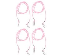 HONMEET Corde en Nylon Anti-Perte pour Moufles D'garçon et Filles 4pcs, Lanière Facile à Utiliser pour Moufles d'hiver Garçon Fille, Accessoire Pratique pour Ski