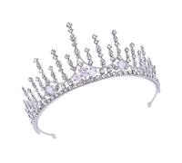 HONMEET Couronne De Mariée Élégante Brillante Coiffe De Robe De Mariée Pour Femmes Filles