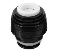 HONMEET Couvercle de Carafe à Eau sous Vide Noir en Plastique, Facile à Nettoyer, Ouverture et Fermeture par Bouton, pour Bouteilles Isothermes Sport et Voyage