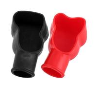 HONMEET Couvre-borne Batterie PVC Protection Isolante Résistante pour Cosses Batterie Voiture Capuchons de Protection
