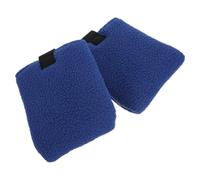 HONMEET Couvre-pied Bords Souples Bleu en Fibre de Polyester Protection Hiver Douce et Antidérapante pour Fauteuil Roulant Adapté à Diverses Formes, Usage Intérieur et Rééducation