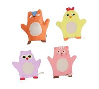 HONMEET de Bain de Boue pour Garçons Et Filles 4 - de Bain Imprimés de Design de Dessin Animé Matériau en Coton Sûr pour Une Utilisation dans La Salle de Bain