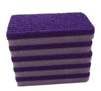 HONMEET Dissolvant de Callosités Pieds 5pcs en Pu Doux et Sûr, Râpe-pieds pour Exfoliants Personnels et Pédicures Professionnelles