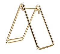 HONMEET Distributeur de Billets en Fer Doré, Support Rouleau de Tickets Compact et Stable, Porte-Billets Inoxydable pour Tombola, Cinéma et Bureau, Organisateur Pratique pour Gestion