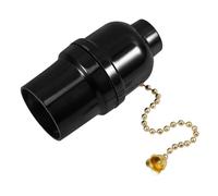 HONMEET Douille Bakélite E27 à Interrupteur à Tirette Adaptateur de Socle de Lampe Dissipation Thermique pour Éclairage Intérieur la Cuisine