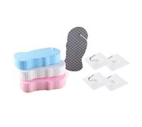 HONMEET Éponge de Bain Garçon Fille Douce et Portable Lot Crochet Éponge Exfoliante Compacte et Absorbante Accessoires de Bain pour Garçon Fille et Adultes