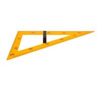 HONMEET Équerre d'enseignement aimantée jaune en plastique avec poignée détachable, accessoires pour l'enseignement des mathématiques pour enseignants en salle de classe