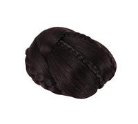HONMEET Extensions De Cheveux Jumbo Braids Vintage Pour Chignon Tressé Ensemble De Perruques Pour Mariage Bal De Fête Aléatoire