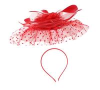 HONMEET Fleur Et Plume Accessoire De Mariage Pour Cheveux Diadème Élégant Pour Fête Barette Et Coiffeuse Pour Mariée Et Demoiselles Honneur
