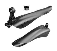 HONMEET Garde-Boue de VTT et Arrière, Protection Boue et Eau | Installation Facile, Plastique Noir, pour Vtt et Vélos Pliants, Pluie, Chemins Boueux, Gravier