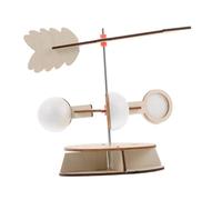 HONMEET Girouette Bois DIY pour Garçon Fille Kit Éducatif de Science pour Apprendre la Direction du Vent Indicateur Météo Facile à Assembler Projet Créatif et Ludique