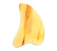 HONMEET Gua Sha Facial Tool Portable Massage Scraper Cornes de Yak Naturelles et Sécurisé pour Visage Cou Épaules et Corps Accessoire de Massage Pratique Rayure