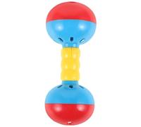 HONMEET Hochet Double Têtes pour Garçon Fille Musical Portable Léger Plastique Renforce la Coordination Motricité des Bébés Éducatif Adapté Aux Garçons et Filles Couleur Couleur Aléatoire