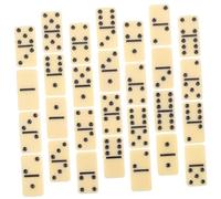 HONMEET Jeu de Dominos Classique Points Noirs Ensemble pour Adultes Réunions Familiales et Fêtes