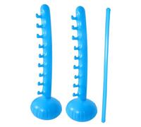 HONMEET Jeu Limbo Gonflable pour Garçon Fille Barre de Saut Interactive Bleue pour Fêtes Été Jeux Extérieurs le Jardin et Au Parc Améliore Coordination et Équilibre Activité Physique