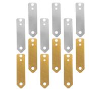 HONMEET Kit de 12 Bandes Électrodes Assemblage Précis en Cuivre et Zinc Matériaux Éducatifs pour Expériences Scientifiques Adaptés aux Garçon et Filles