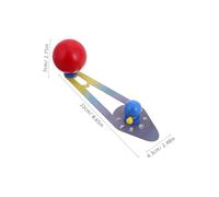 HONMEET Kit de Maquette Planétarium du Système Solaire à Monter Soi-Même 3 Sphères Soleil Terre Lune Éducatif pour Garçon et Filles Bricolage Scientifique Modèle Spatial Interactif