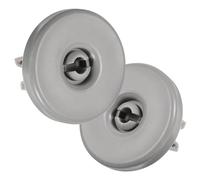 HONMEET Kit De Réparation 2 Grandes Roues De Rechange Pour Panier Inférieur De Lave-vaisselle Compatible Avec Modèles Populaires, Roulettes Solides Pour Fonctionnement Stable Et Déplacement Fluide