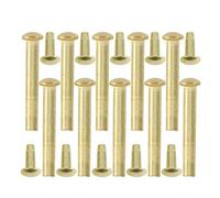 HONMEET Kit de Réparation pour Éventail Pliant Rivets en Acier Inoxydable Doré 31 Mm, 10 Sets, Accessoires Élégants pour Bricolage et Création de Nouveaux Designs