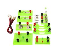 HONMEET Kit Éducatif Science Physique Circuit Électrique pour Matériel Complet Sécurisé pour Activités Pratiques Classe Apprentissage Pratique Électricité et Électromagnétisme