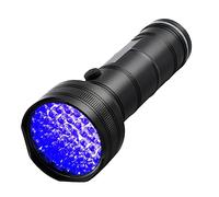 HONMEET Lampe De Poche à Lumière Noire Uv Compacte 51 Led Alliage D'aluminium Résistance Aux Intempéries Détection Fluorescente Usage Professionnel Et Sécurité