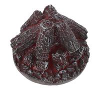 HONMEET Lampe de Table Flammes Électriques Simulées Lumière de Nuit Sans Flamme Décoration Ambiance Cheminée pour Salon Chambre Hôtel Lampe LED Portable pour Halloween Noël