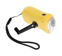 HONMEET Lampe Torche à Manivelle Solaire en ABS LED Rechargeable Portable Multifonctionnelle Éclairage Extérieur et Intensité Lumineuse Améliorée pour Camping et Chasse
