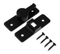 HONMEET Loquet de Porte Adhésif à Angle Droit Alliage de Zinc Verrou de Sécurité Antirouille Loquet Relevable pour Portes Intérieures Installation sans Perçage et Facile à Poser