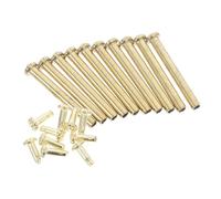 HONMEET Lot de 10 Sets de Rivets pour Éventail Pliant 3 Mm en Métal Doré avec Anneau, Accessoires de Réparation pour Arbre D’éventail à Main, Kit Professionnel pour Ventilateur Pliable,