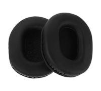 HONMEET Lot de 2 Coussinets D’Oreille Ovales en Mousse de Remplacement 100x80mm, Housses Protégeant Casque Audio, de Bruit et Confort Prolongé pour Écouteurs Circum-Auriculaires,