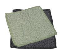 HONMEET Lot De 2 Foulards Carrés Motif Floral Décoratifs Pour Cheveux Femmes Filles