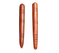 HONMEET Lot de 2 Stylos D’Acupression en Bois Naturel Masseur de Points D’Acupuncture Manuel Compact et Léger Bâton de Massage Shiatsu pour Détente et Bien-Domicile Salon