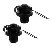 HONMEET Lot de 2 Valves d'air pour Kayak Gonflable, Bouchon Double Joint 24 MM Spirale, Pièces Détachées pour Bateau Pneumatique, Adaptées aux Sports Nautiques