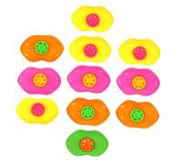 HONMEET Lot De 20 Sifflets À LèVres En Plastique Vert Sifflets De FêTe Pour Enfants Jouets LéGers Et Faciles À Tenir Pour Anniversaire NoëL