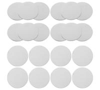 HONMEET Lot de 25 Set de Set de Plaques Métalliques Fines en Fer pour Support Magnétique Téléphone Portable Voiture et Bureau, Adhésif Puissant, Forme Plate Ronde, Compatible Ultrafin