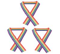 HONMEET Lot De 3 Mini Bandeaux Arc-en-ciel Unisexes Robustes Et Résistants À La Décoloration Pour Les Célébrations De 12 Pièces X 3