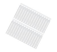 HONMEET Lot de 30 Baguettes à Bulles Vides en Plastique Transparent Mini Baguettes Rechargeables pour Jouets à Bulles pour Fêtes Mariages et Jeux D’Extérieur Garçon et Filles