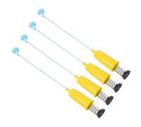 HONMEET Lot de 4 Barres Stabilisatrices Jaunes pour Machine à Laver 51 Cm, Tiges D'amortisseur Suspendre de Rechange, Pièces de Lave-linge Vibrations et Stabilité du Tambour,