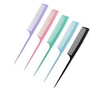 HONMEET Lot De 5 Peignes Pour Cheveux Avec Extrémité Pointue, Peignes Démêlants Et Coiffants Réutilisables Pour Coiffure Et Soin Du Cuir Chevelu