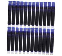 HONMEET Lot de Cartouches Dencre Bleue pour Stylo Plume Recharge Standard Courte Accessoires Décriture pour Étudiants et Bureau Encre Fluide pour Écriture Quotidienne