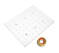 HONMEET Magnetic Geoboard Plastic Math Manipulative Learning Aid for Fine Motor Skills Educational Stem Toy in Classroom Pegboard for Geometry and Visual Math Teaching