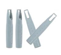 HONMEET Manche à Balai en Plastique Robuste 4pcs Large Compatibilité pour Accessoires de Balai et Serpillière, pour Nettoyage