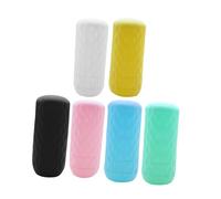 HONMEET Manchons Élastiques Étanches Pour Bouteilles De Voyage En Silicone 6pcs Couvercles Antidérapants Pour Shampoing Et Lotion Protection Pratique Pour Voyager Compatible Divers Liquides