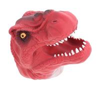 HONMEET Marionnette Dinosaure Tête Rigide Plastique Rouge Doigt Garçon Fille et Ludique Marionnette Main Dino pour Jeux Interactifs
