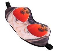HONMEET Masque de Sommeil Haricot Chien Ultra Léger et Lavable Cache-yeux Confortable et Bloquant la Lumière pour Femmes et Hommes Couvre-yeux Multifonction pour Bureau Voyage et Domicile