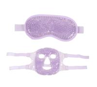 HONMEET Masque Yeux Refroidissant Gel avec Bande Élastique Application Froide et Chaude Polyvalente pour Sommeil Maux de Tête et Douleurs Musculaires Confortable et Couleur Aléatoire