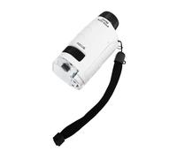 HONMEET Microscope Portable pour Garçon Fille Éducatif Facile à Utiliser avec Grossissement pour Débutants Cadeau Scientifique pour Garçons et Filles