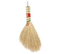 HONMEET Mini Balai de Table Sorgho Naturel Tressé Main Balayette Portable pour Bureau et Cuisine Brosse de Nettoyage Douce pour Surfaces Délicates